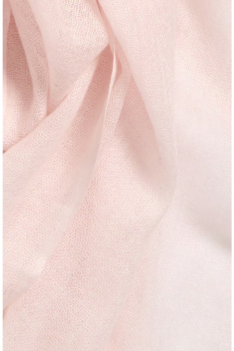 Textured Cashmere Scarf, Alternate, color, PINK SEPIA