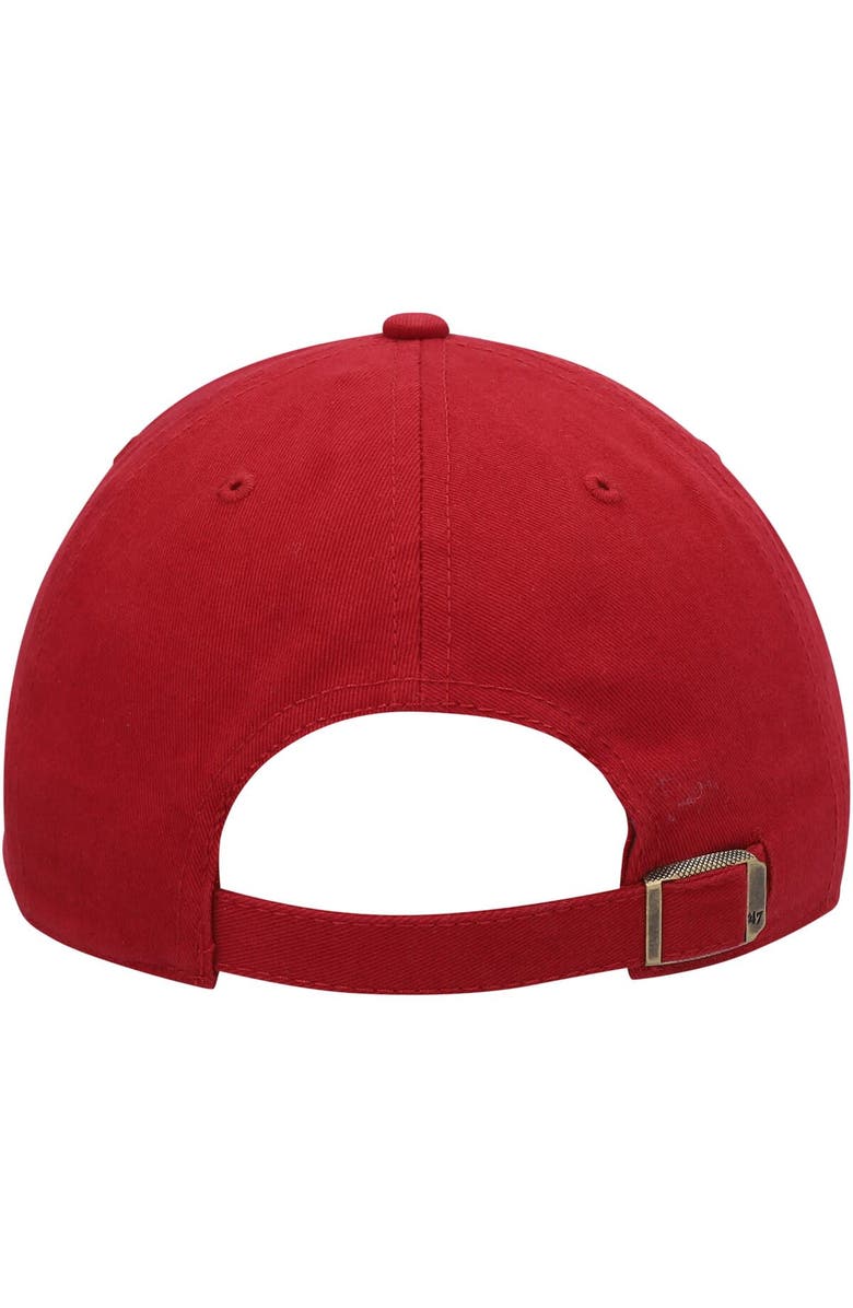 '47 Women's '47 Crimson Washington State Cougars Miata Clean Up Logo Adjustable Hat, Alternate, color, Crimson