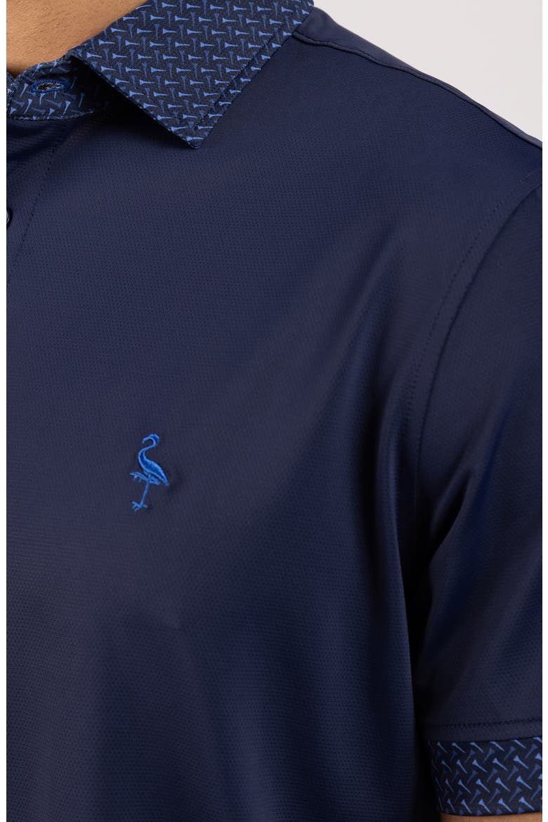 Micro Perforated Performance Polo, Alternate, color, NAVY