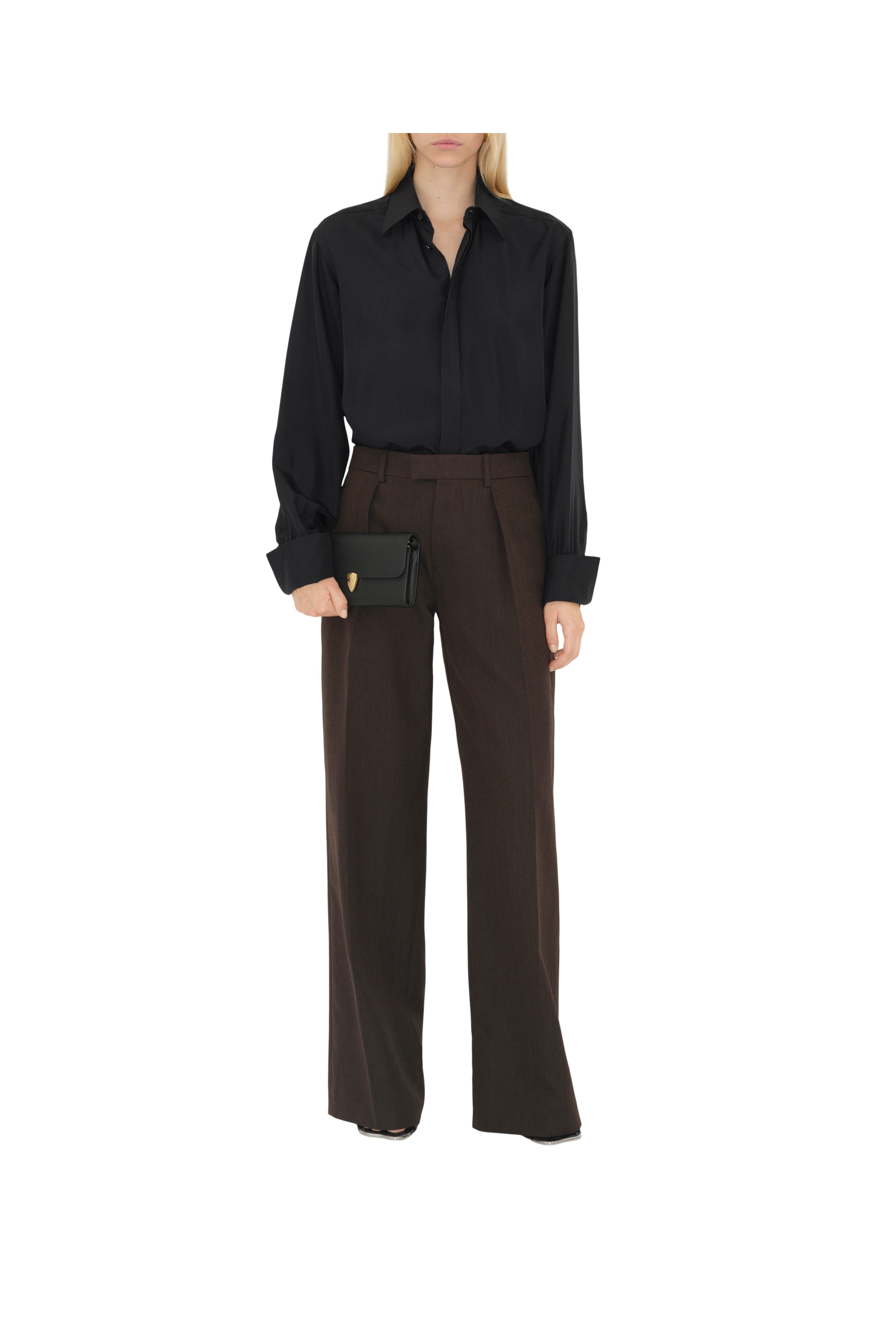 Burberry B Shield Chain Strap Wallet, Alternate, color, 