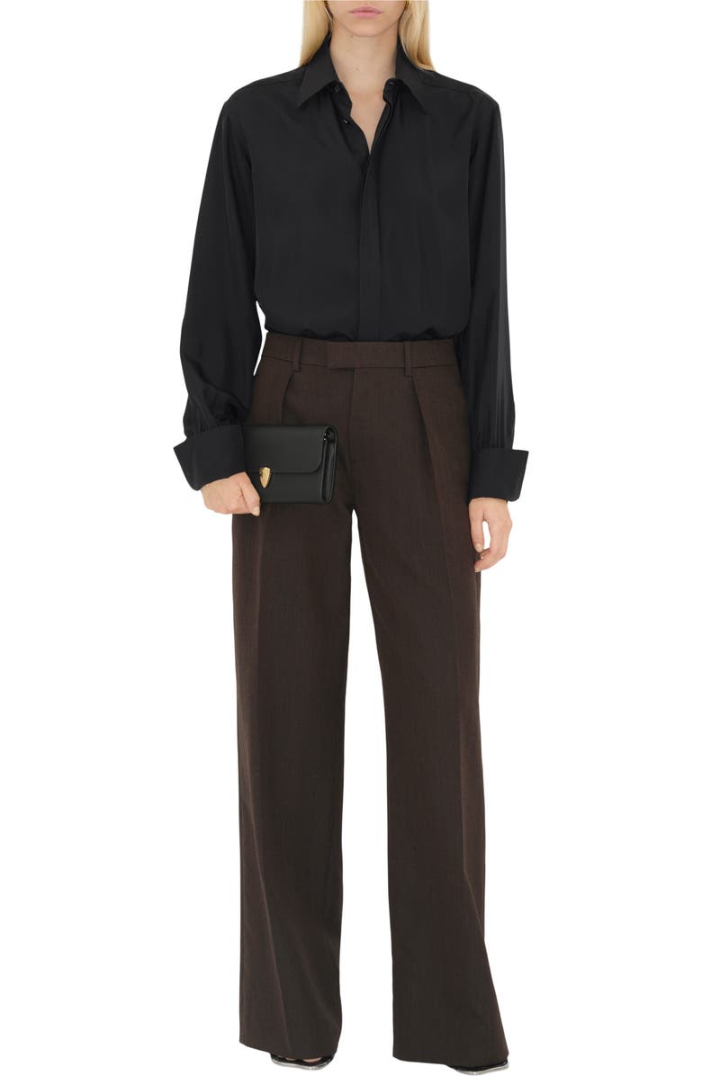 Burberry B Shield Chain Strap Wallet, Alternate, color,