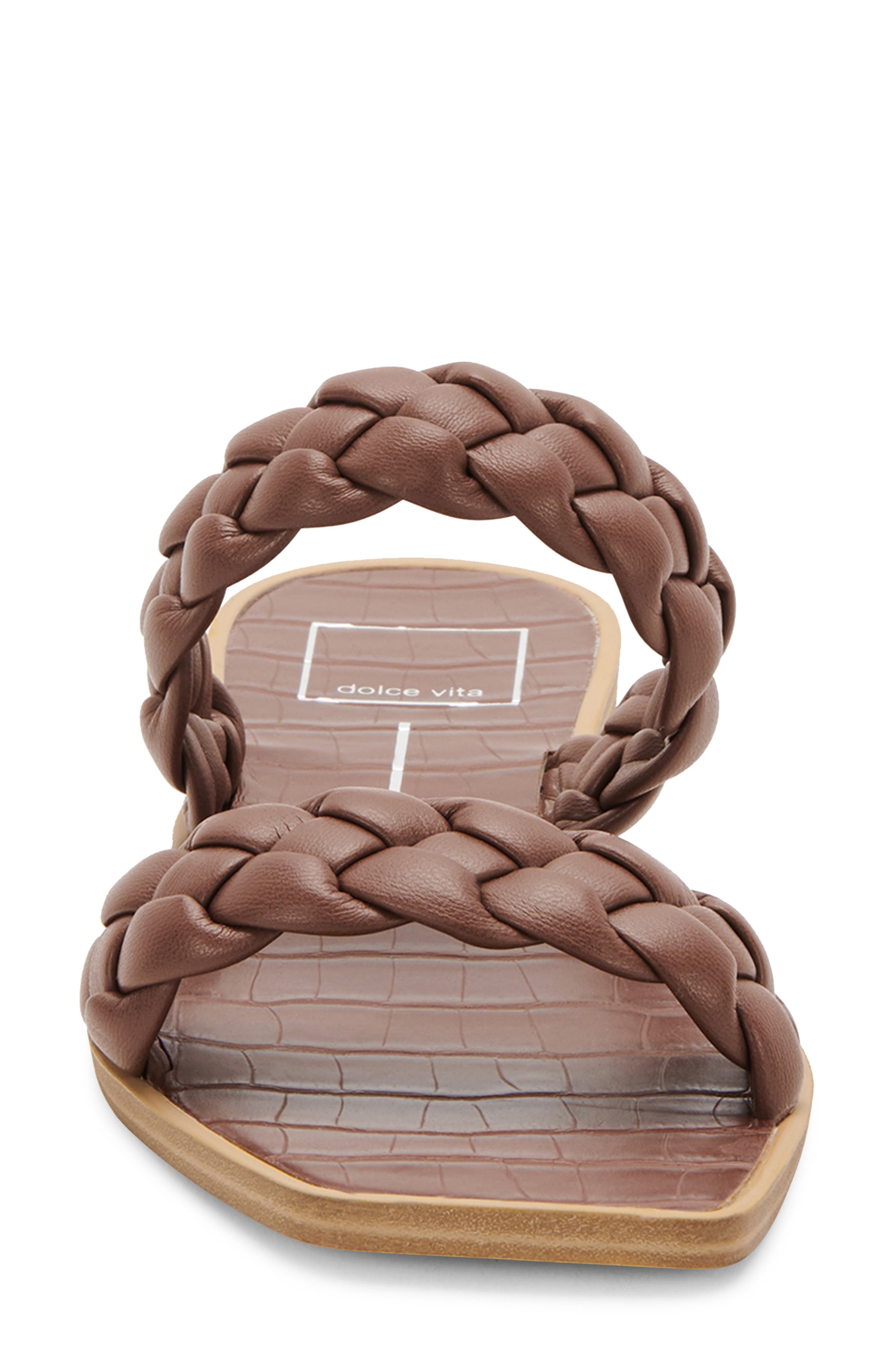 Indy Slide Sandal, Alternate, color, ESPRESSO STELLA