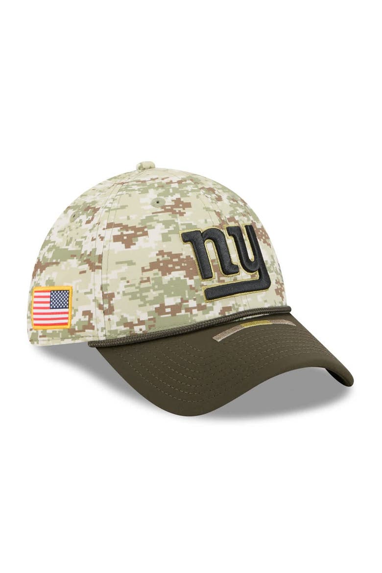Men's New Era  Camo New York Giants 2025 Salute to Service 39THIRTY Flex Hat, Main, color, Camo