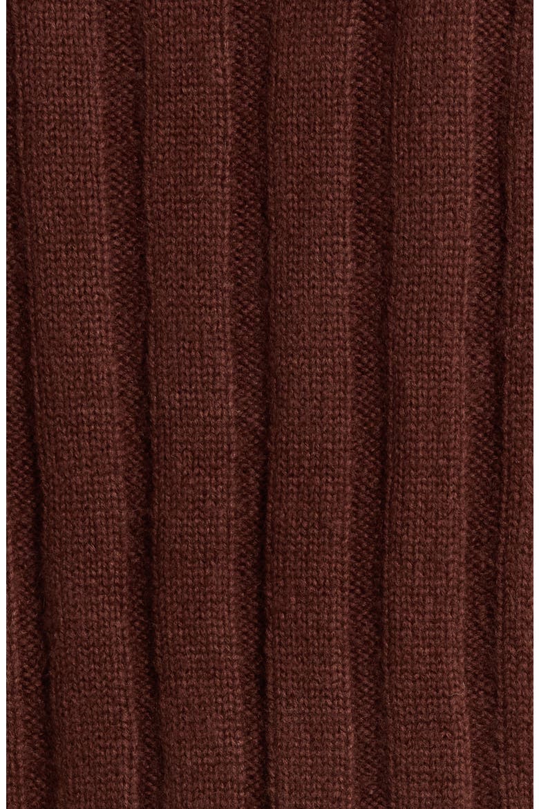 Anaya Ribbed Turtleneck Sweater, Alternate, color, CHOCOLATE