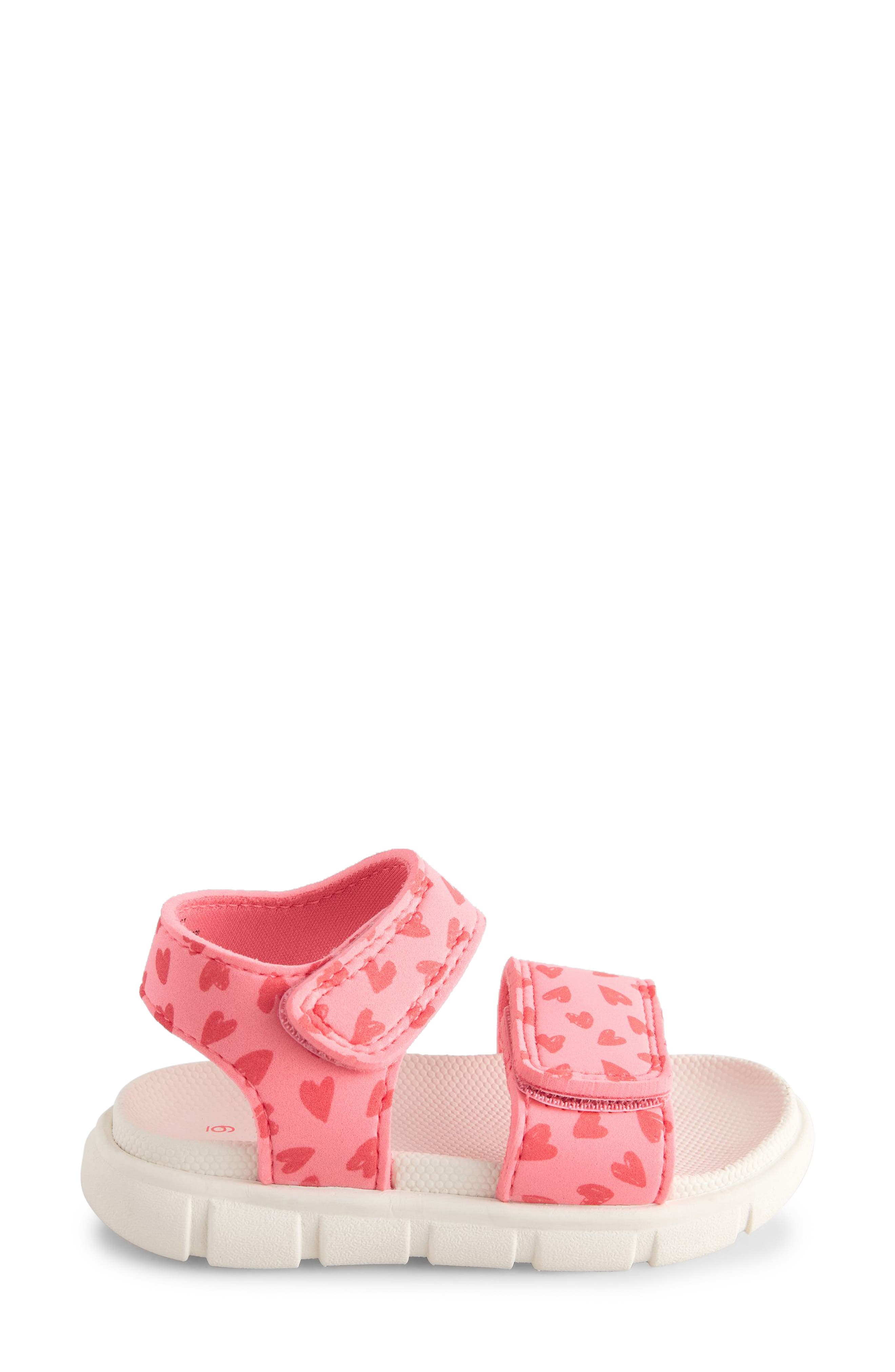NEXT Kids' Print Adjustable Sandal, Alternate, color, Pink Multi