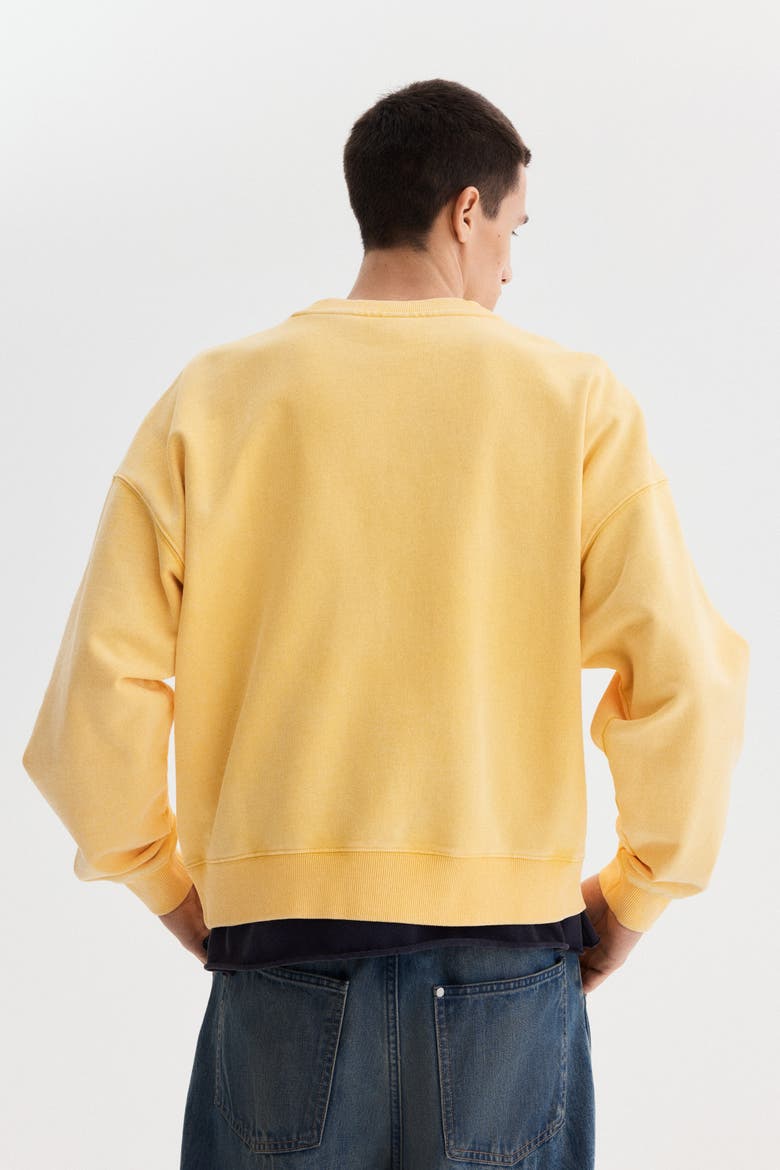 Oversized Fit Sweatshirt, Alternate, color, Light orange/California