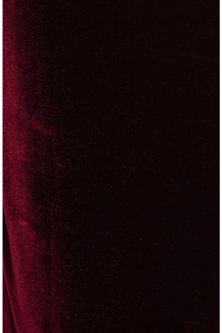 Hyatt Square Neck Sleeveless Midi Dress, Alternate, color, BURGUNDY