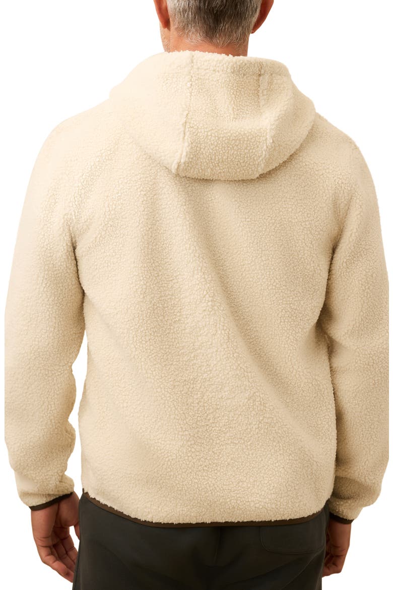 High Pile Fleece Hoodie, Alternate, color, ARCTIC IVORY