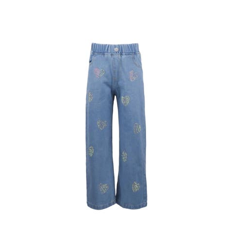 Crystal Heart Jeans