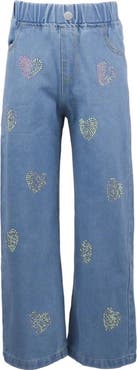 Lola + The Boys Crystal Heart Jeans