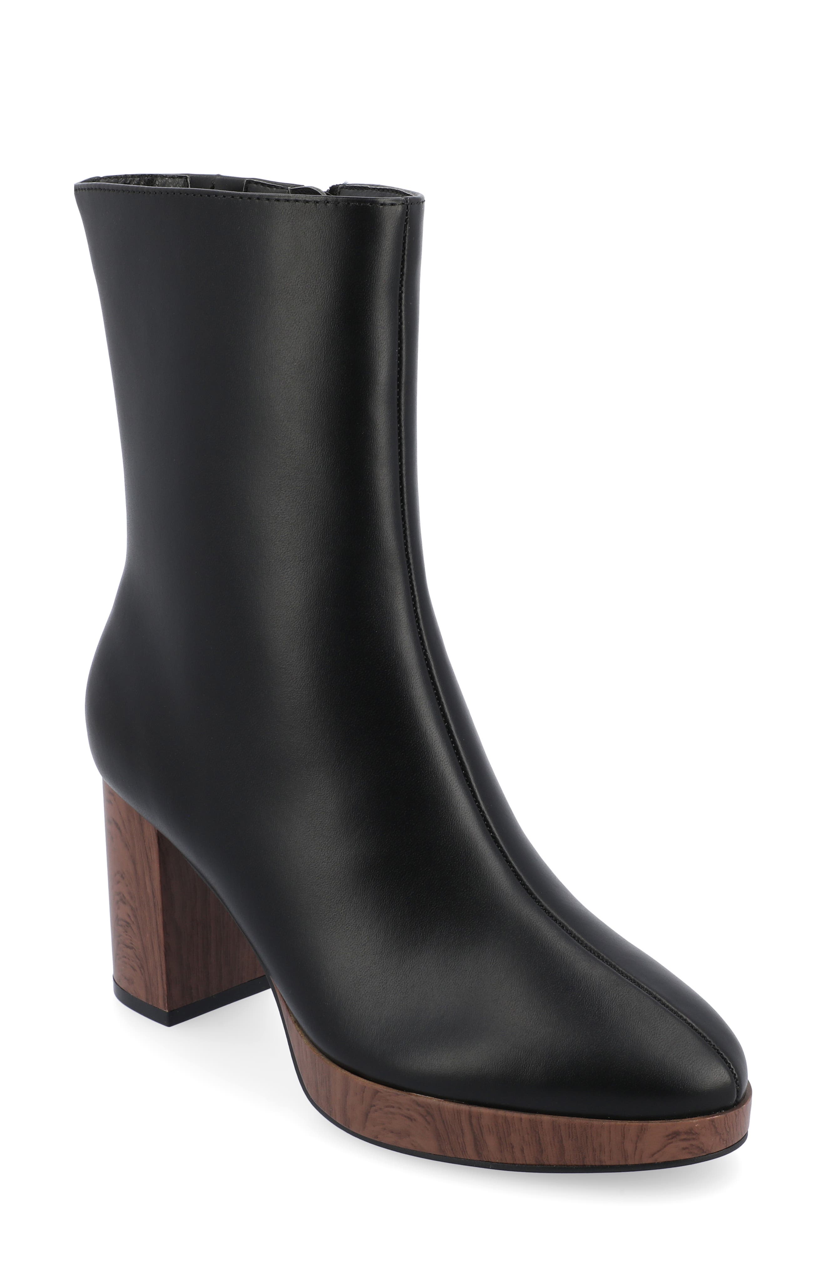 Journee Collection Romer Platform Bootie