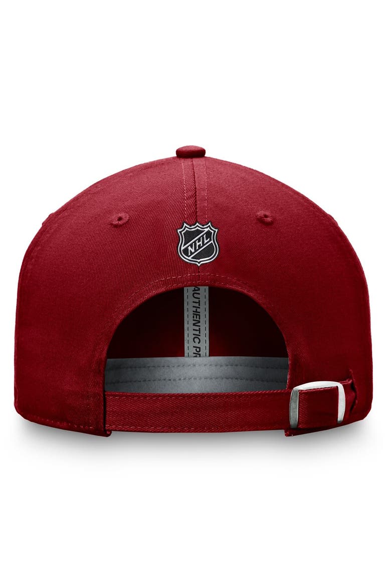 Men's Fanatics Branded  Burgundy Colorado Avalanche Authentic Pro Prime Adjustable Hat, Alternate, color, Burgundy