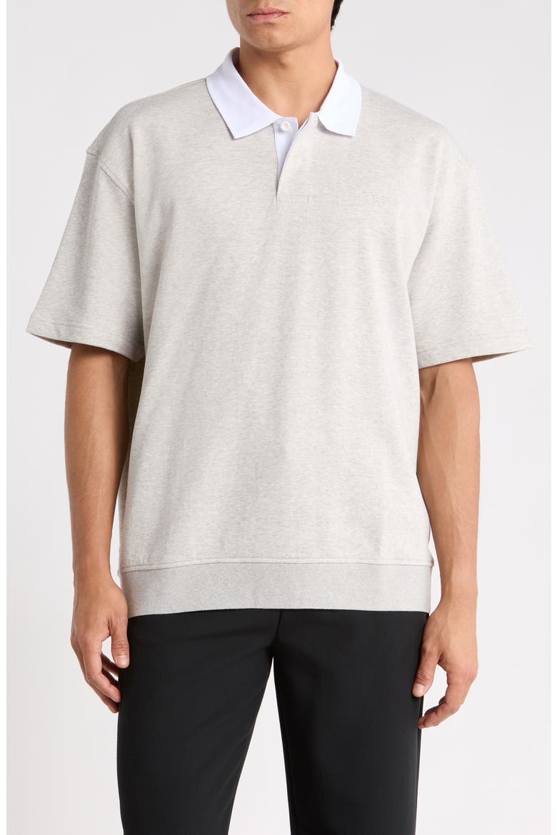Pe Edge Cotton Sweatshirt, Main, color, OPEN GREY