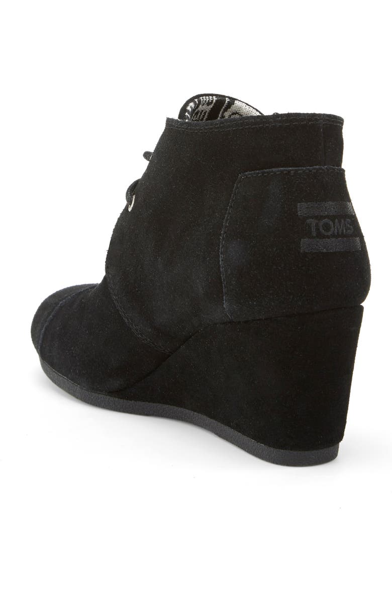 TOMS AN TEST TOMS 'Desert' Wedge Bootie, Alternate, color,