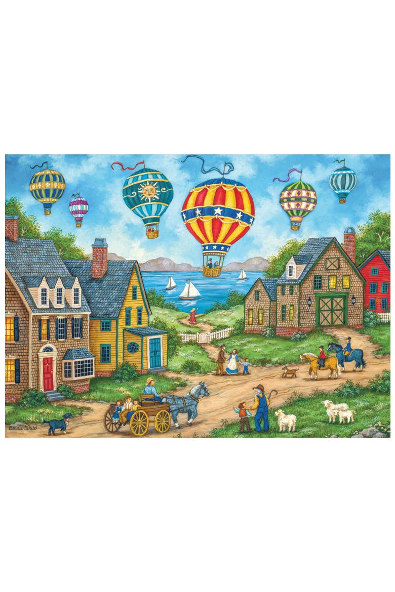Hometown Gallery 500pc Puzzles 4 Pack, Alternate, color, Multicolor