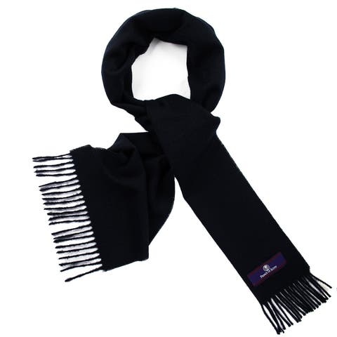 Fringed Merino Wool Scarf