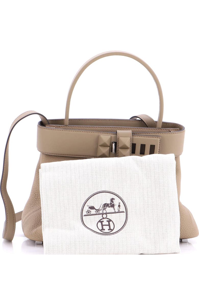 Pre-Owned Hermes Medor Handbag Togo, Alternate, color, Beige Marfa