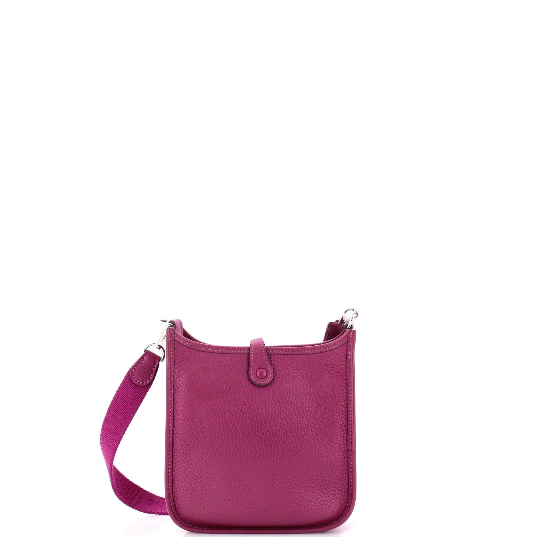 Pre-Owned Hermes Evelyne Bag Gen III Clemence TPM, Alternate, color, Anemone