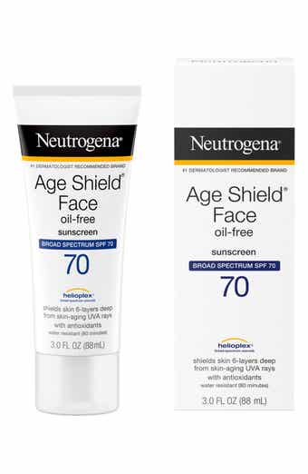NEUTROGENA Age Shield Anti-Oxidant Face Lotion Sunscreen Broad Spectrum SPF 70