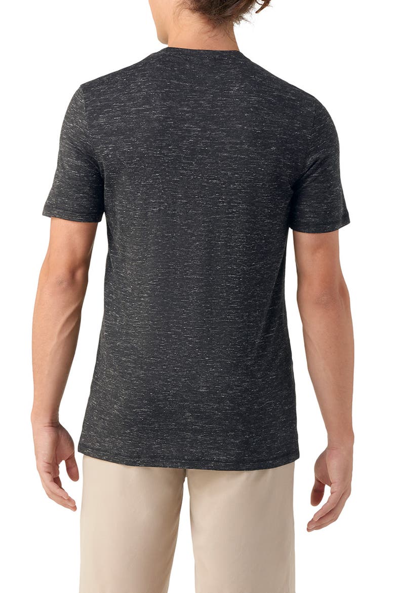 Merino Wool Blend Pocket T-Shirt, Alternate, color, BLACK HEATHER