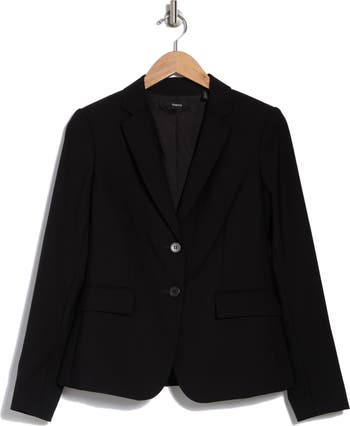 Theory Carissa Stretch Wool Classic Suit Jacket | Nordstrom