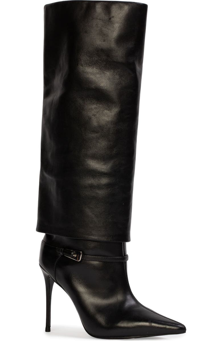 BLACK SUEDE STUDIO Simone 100 Leather Boot, Alternate, color, Black Leather