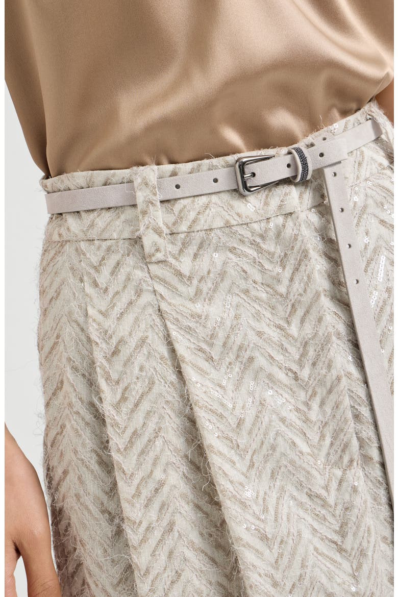 Suede belt, Alternate, color, Buff