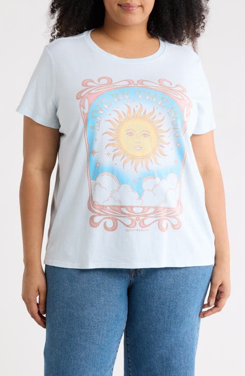 Live By the Sun Graphic T-Shirt (Plus)