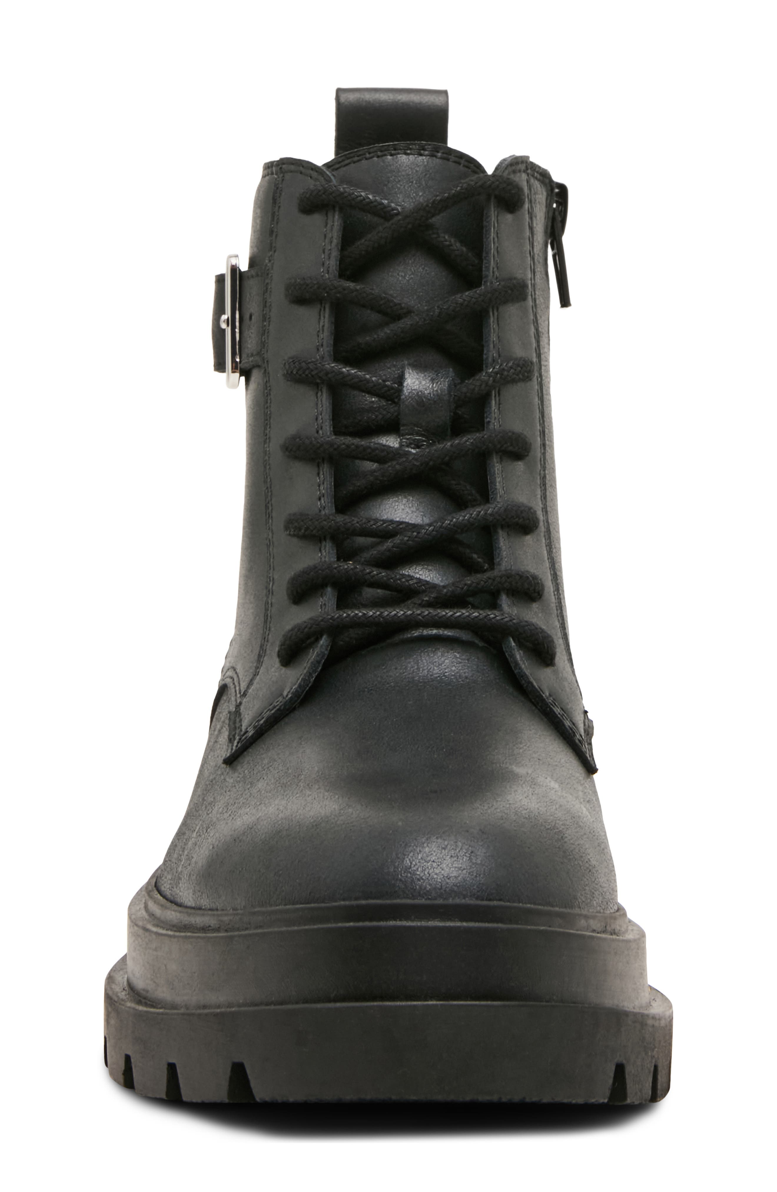 Payge Waterproof Leather Bootie, Alternate, color, BLACK LEATHER