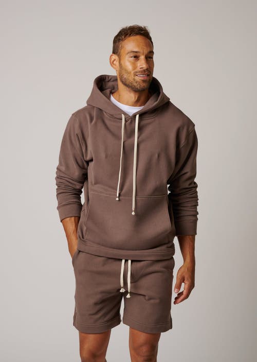Leisure Lab Zen Hoodie In Cacao
