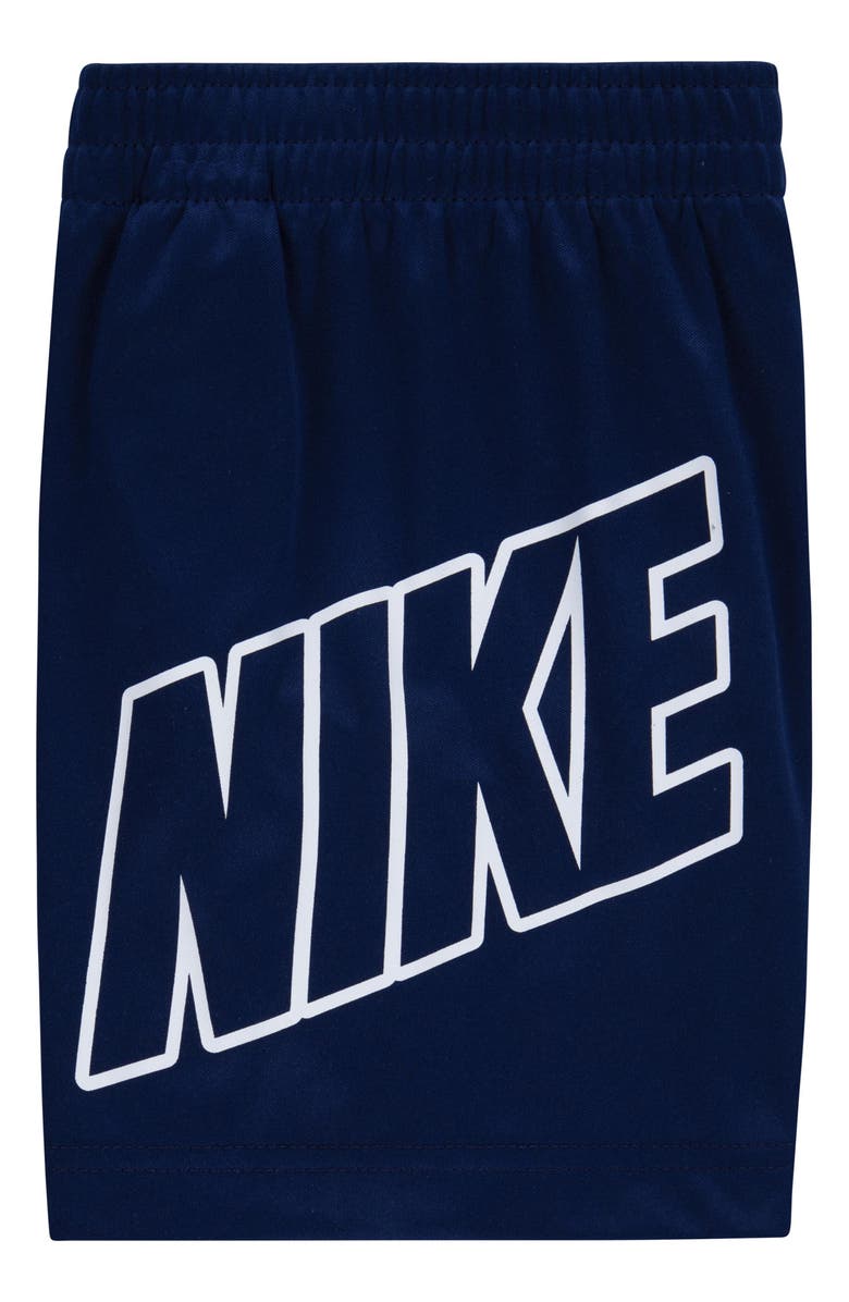 Nike Kids' Dri-FIT Graphic T-Shirt & Shorts Set, Alternate, color, Blue Void/ White