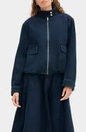 ALIGNE Brody Quilted Organic Cotton Denim Jacket
