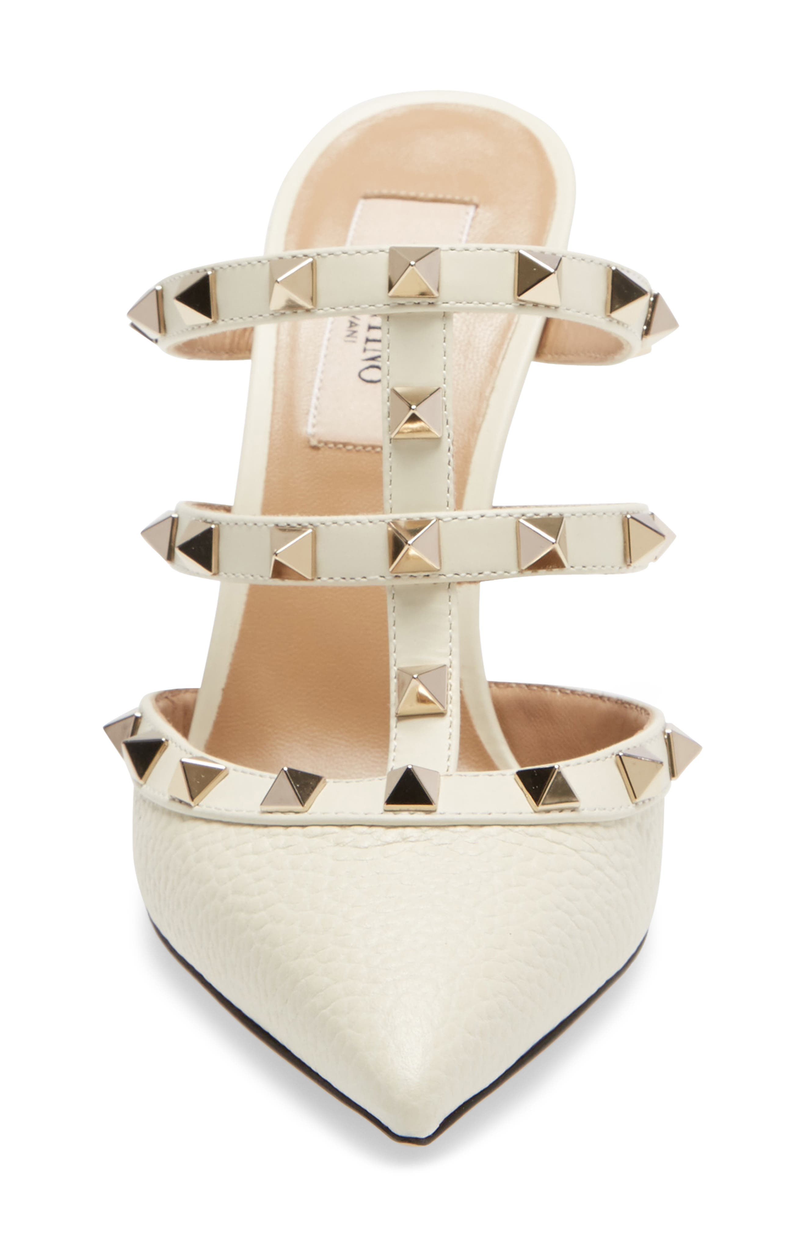 Valentino Garavani Valentino Rockstud Cage Mule, Alternate, color, 