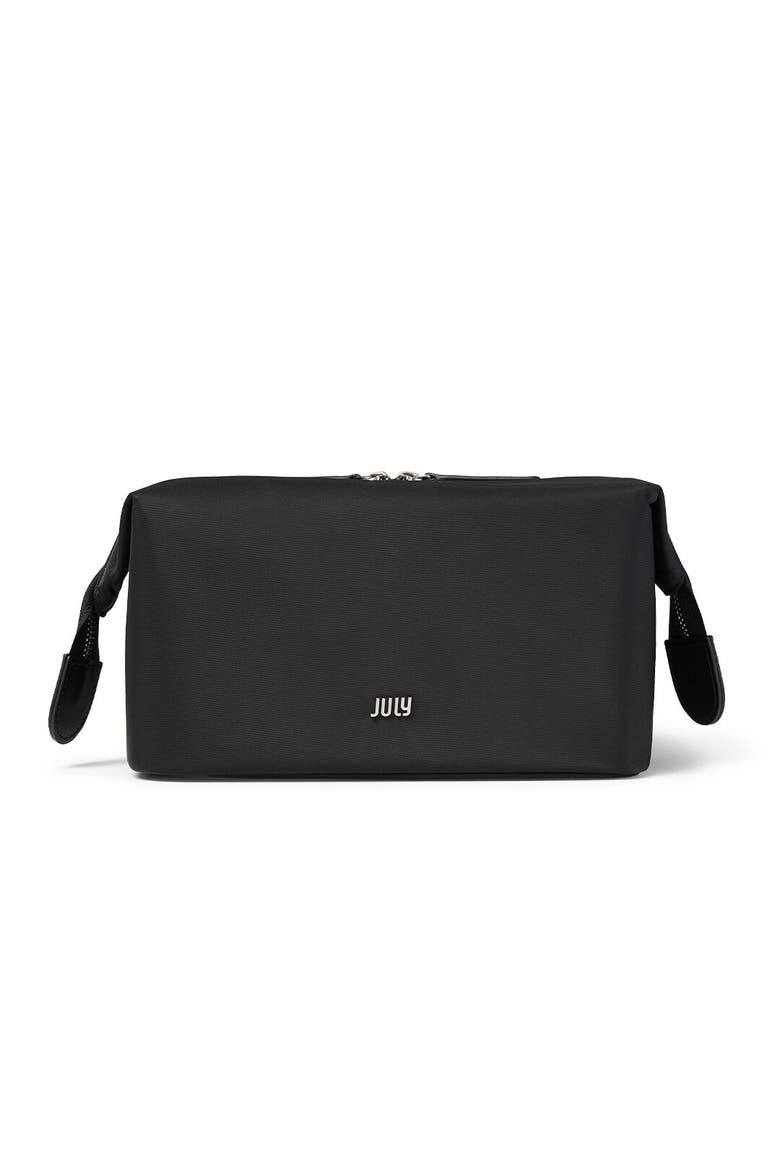 Open Toiletry Bag, Main, color, Black