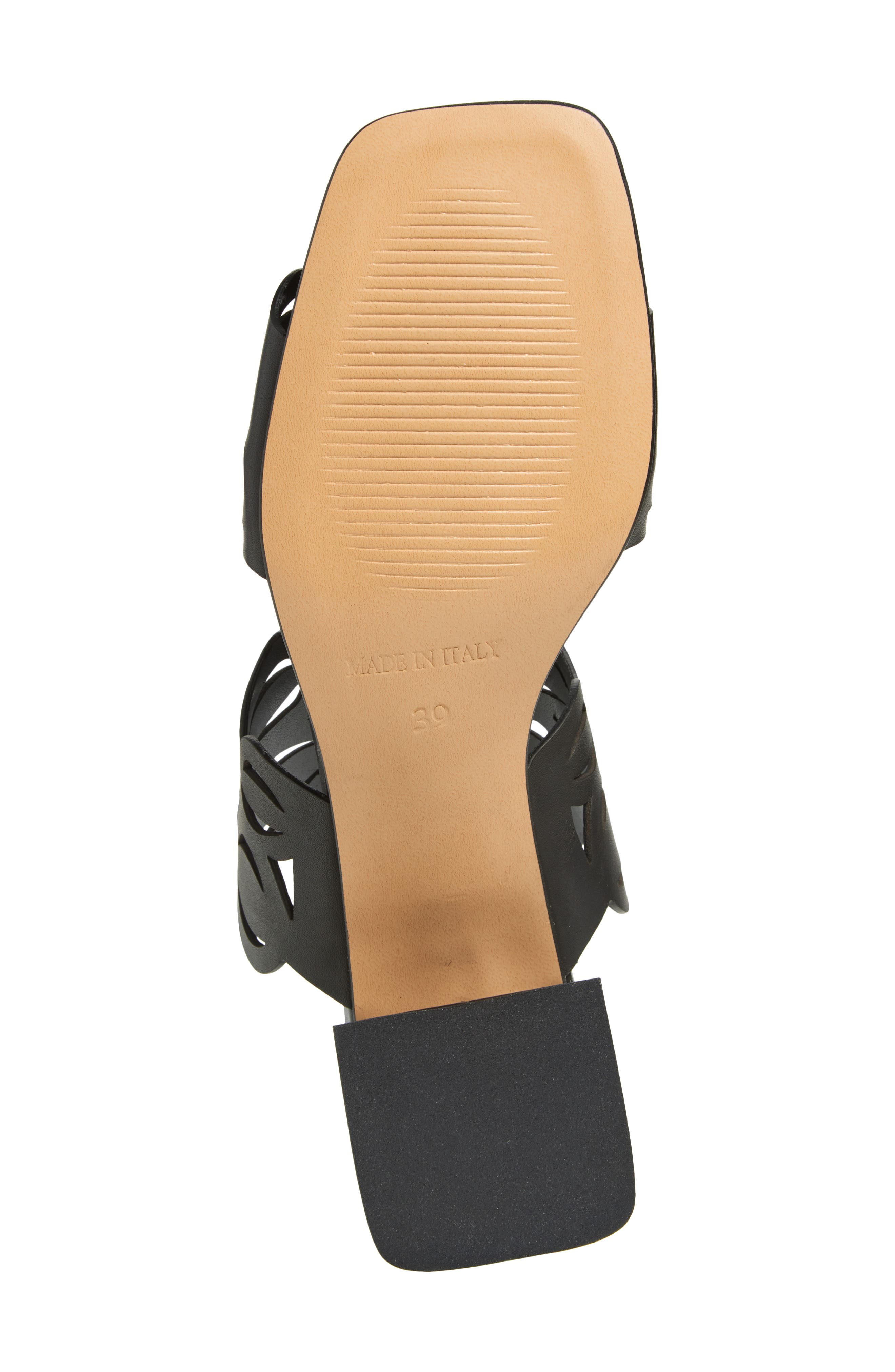 2 Twin Hearts Laser Cutout Slide Sandal, Alternate, color, 
