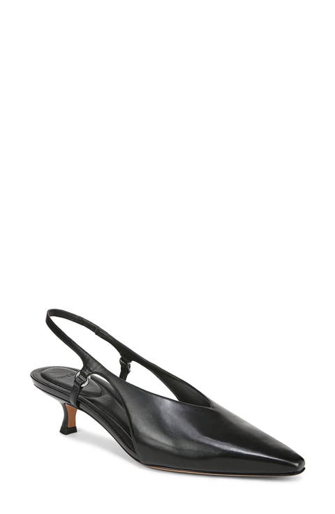 Sabrina Slingback Kitten Heel Pump (Women)