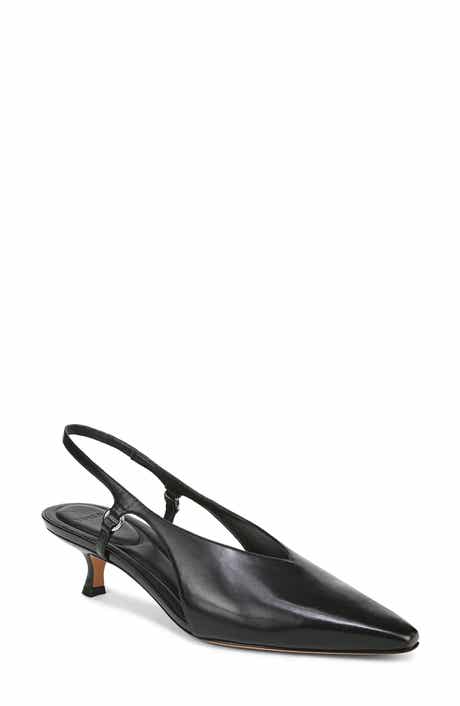 Vince Sabrina Slingback Kitten Heel Pump