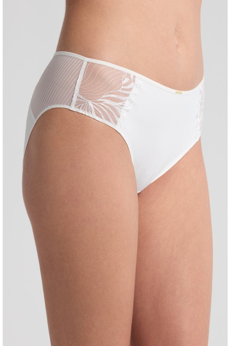 Legend Mid Rise Bikini Briefs, Alternate, color, MILK