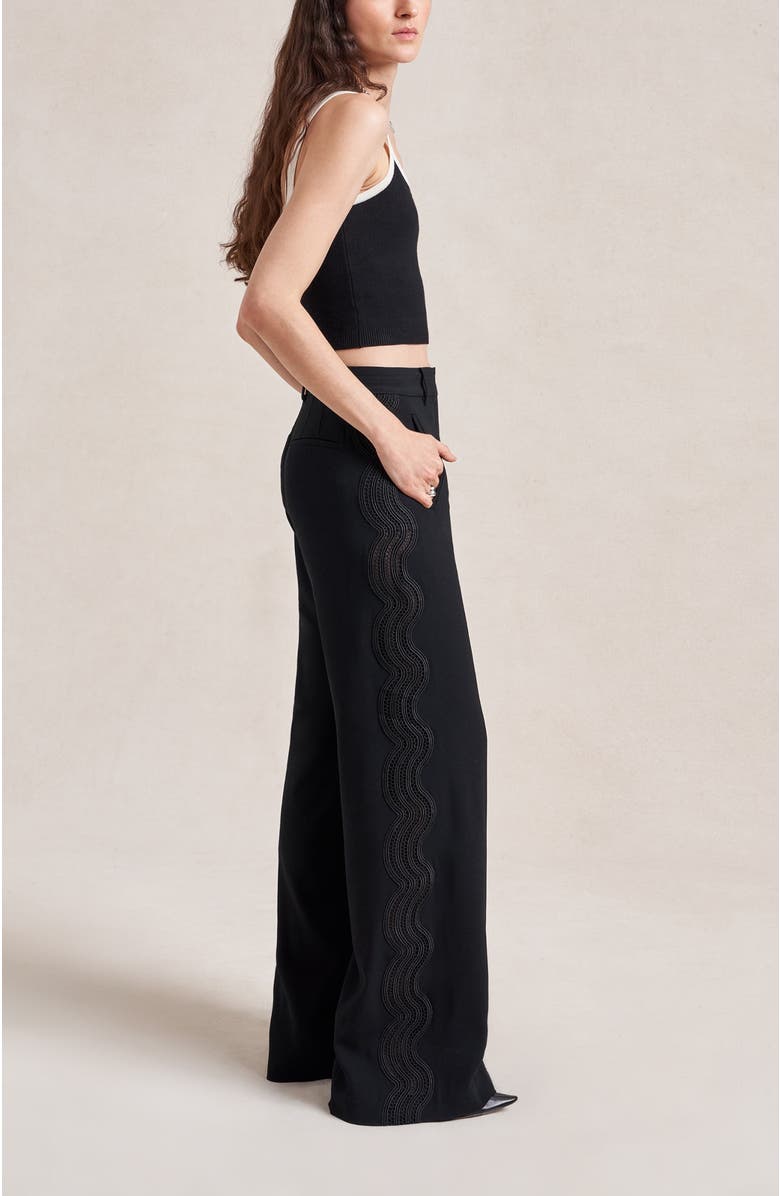 La Ligne Tommy Trouser, Alternate, color, Black