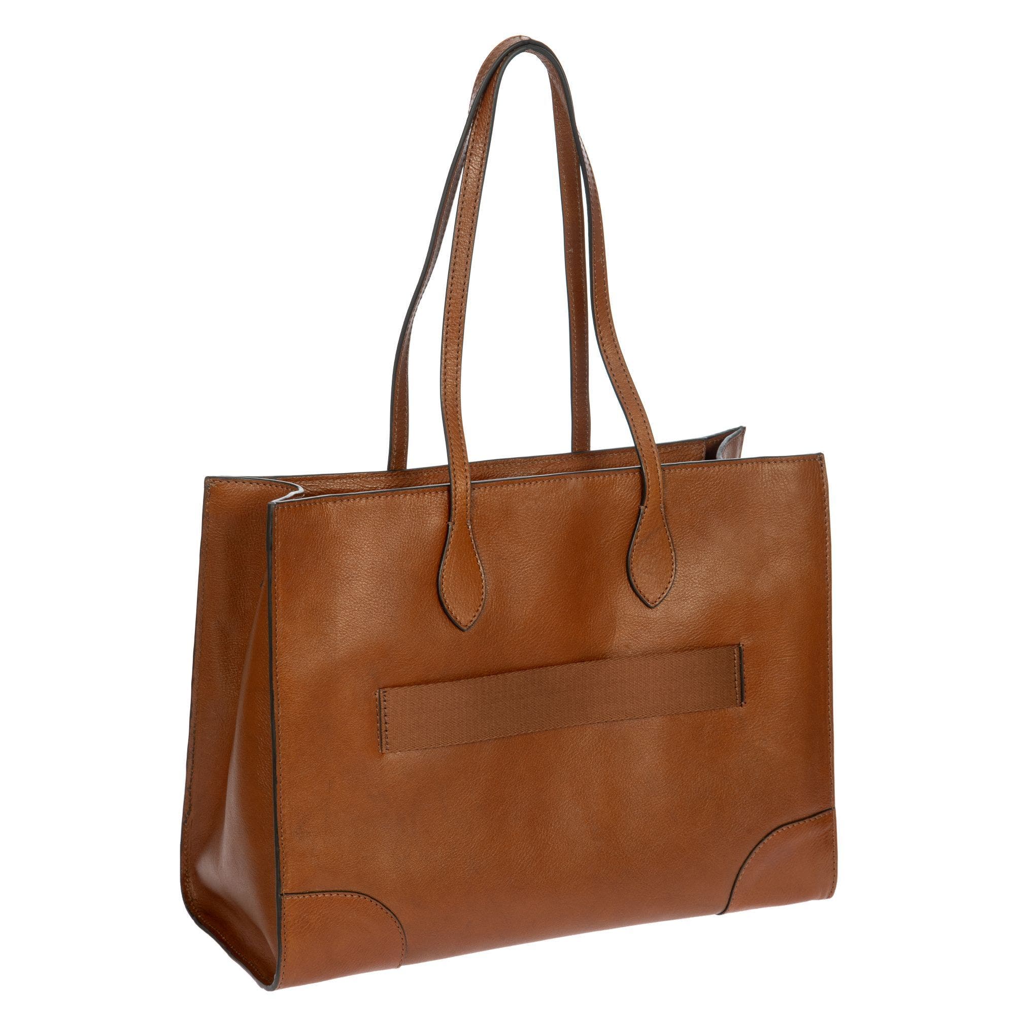 Bric's Life Pelle Volterra Opera Bag M, Alternate, color, Tobacco