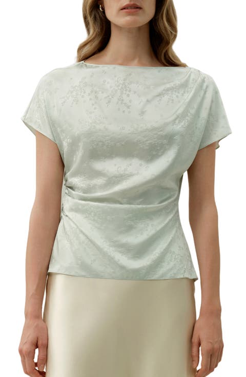 Ying Jacquard Silk Top