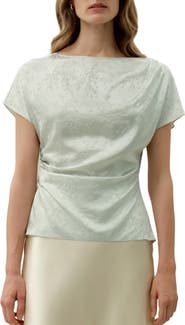 Lilysilk Women's Ying Jacquard Silk Top