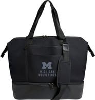 LOGO BRANDS Women's Black Michigan Wolverines Weekender Tote