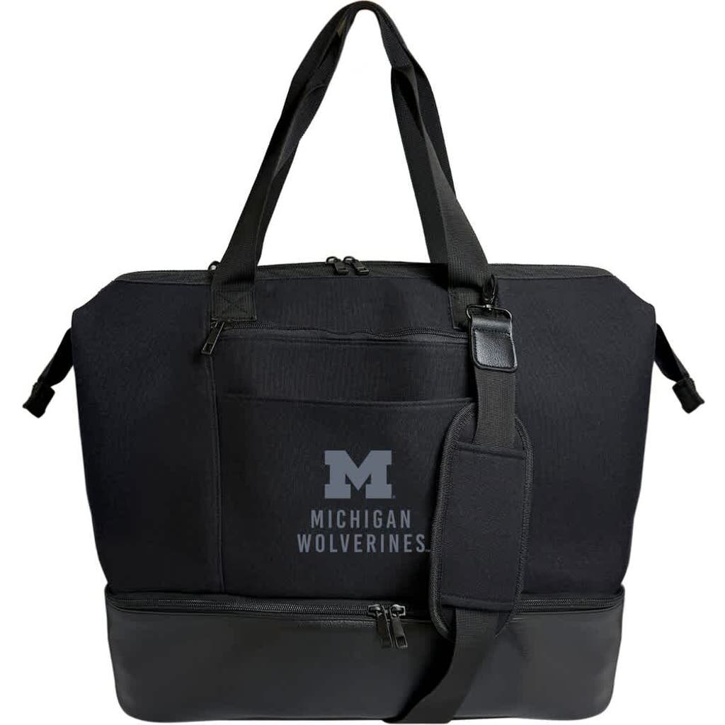 Logo Brands Black Michigan Wolverines Weekender Tote