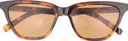 Le Specs Unfaithful 54mm Polarized Cat Eye Sunglasses