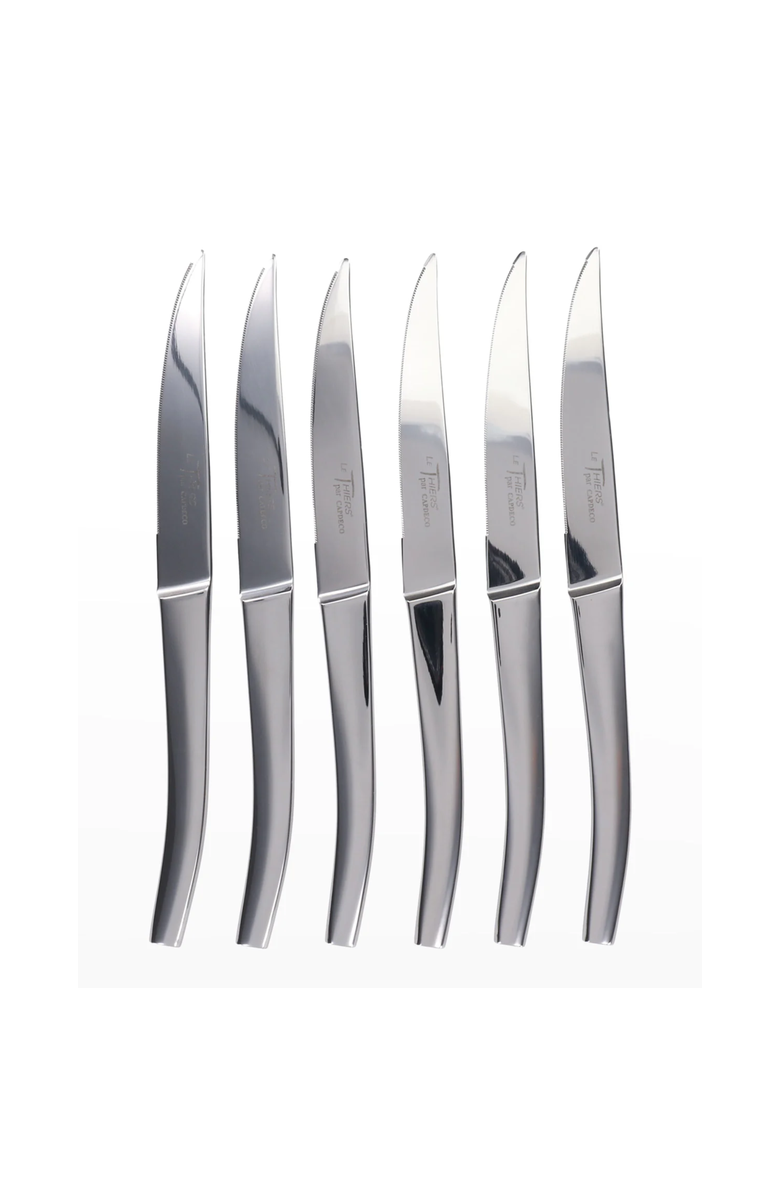 CAPDECO Le Thiers - Box of 6 Steak Knives, Main, color, Shiny Handle