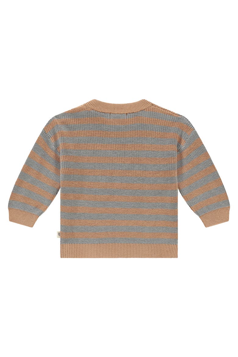 Knit Striped Sweater, Alternate, color, Cookie