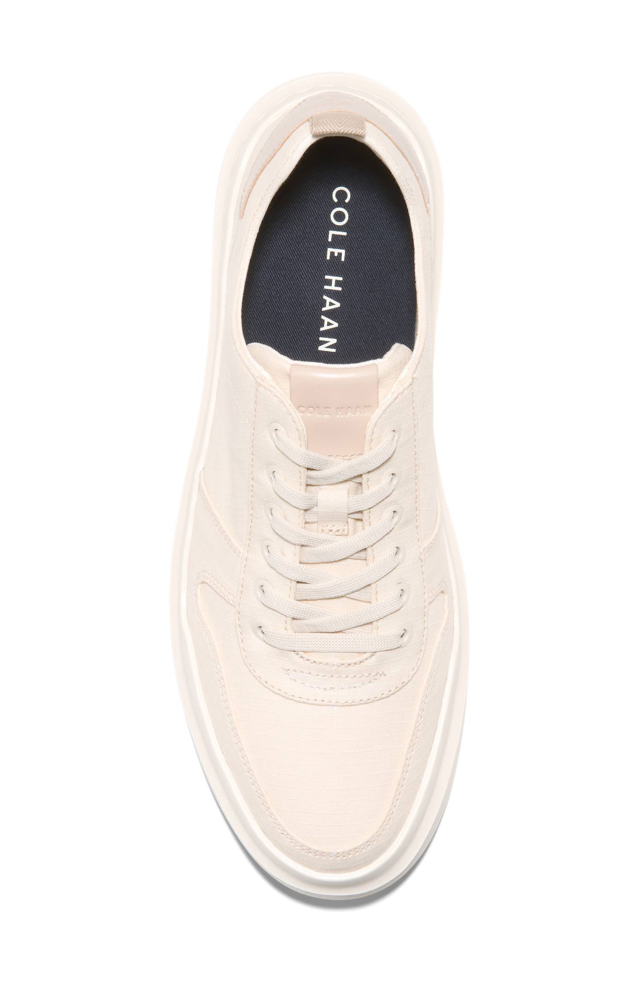 Cole Haan GrandPro Rally Canvas Court Sneaker, Alternate, color, Birch Beige / Light Sesame