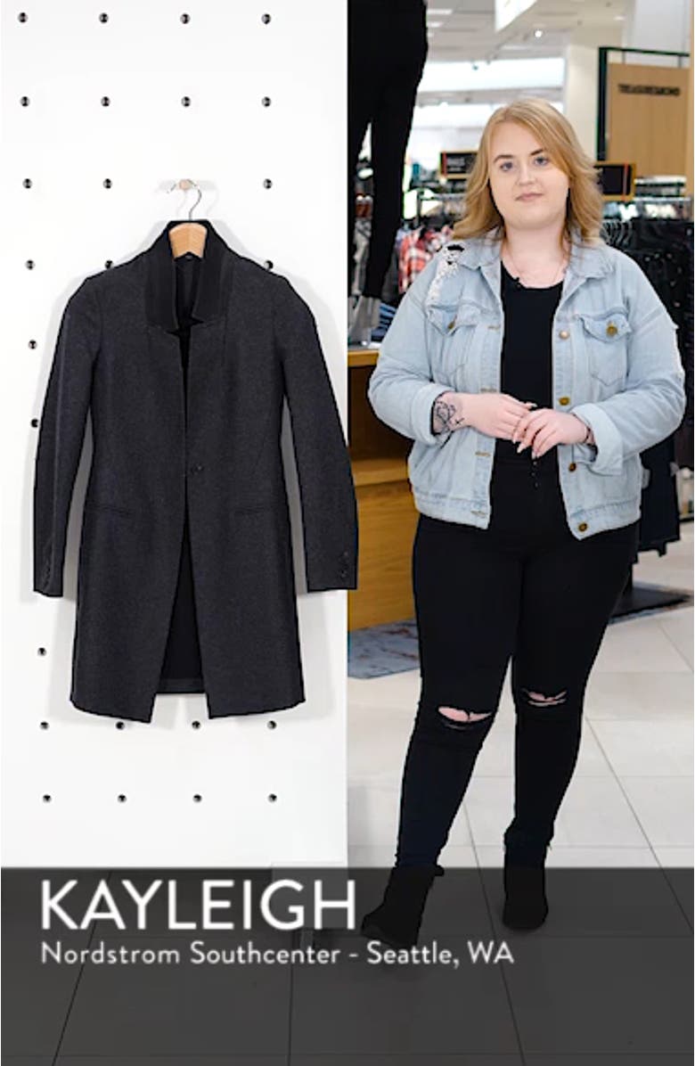 Lyla Wool Blend Coat, sales video thumbnail