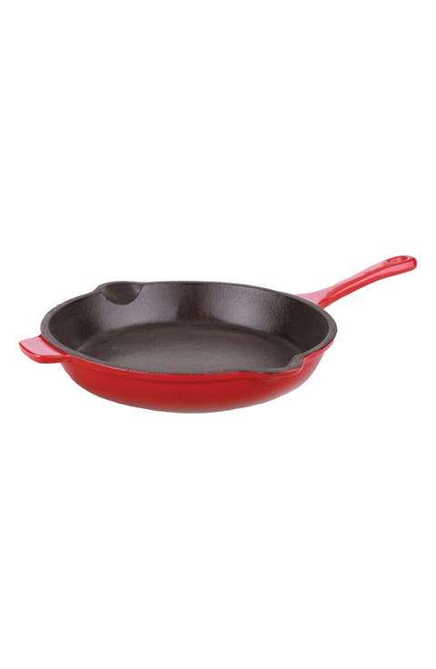 INTERNATIONAL Neo 10" Orange Cast Iron Fry Pan